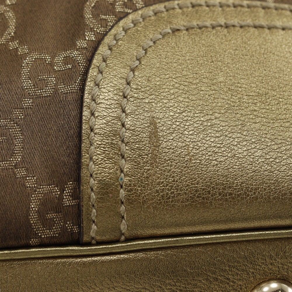 GUCCI Authentic Gold Canvas Tote Bag - Picture 13 of 16